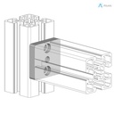 Alusic Connection plate 50x50