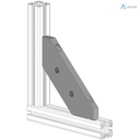 Alusic Corner brace, 245x70 mm