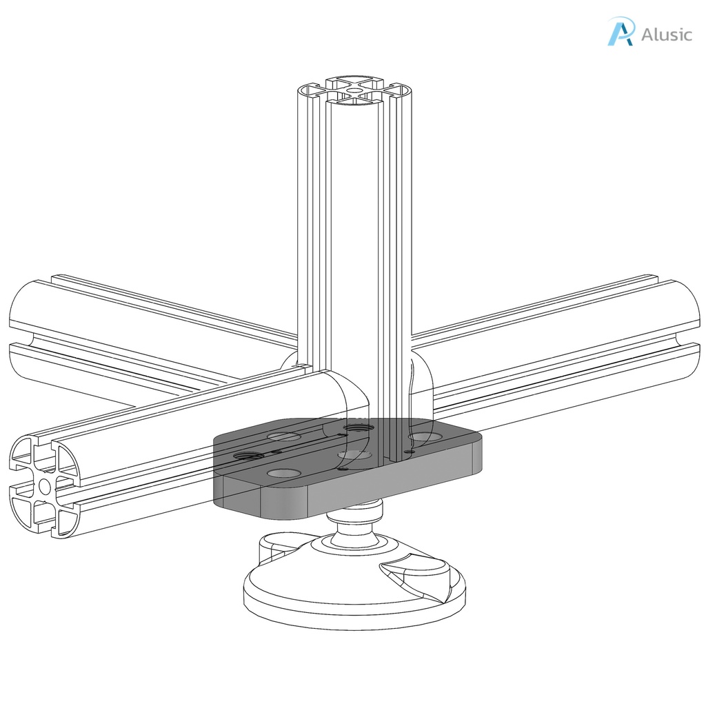 Alusic Cross-jointed flange
