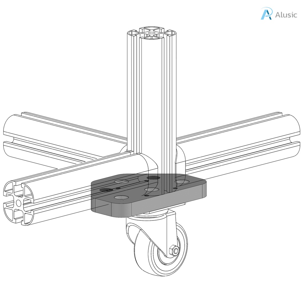 Alusic Cross-jointed flange