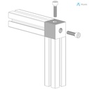 Alusic Cubic connector 2d