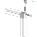 Alusic Cubic connector 2d