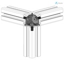 Alusic Cubic connector 3d