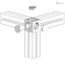 Alusic Cubic connector 3d