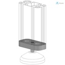 Alusic Flange for feet,  30x60 mm