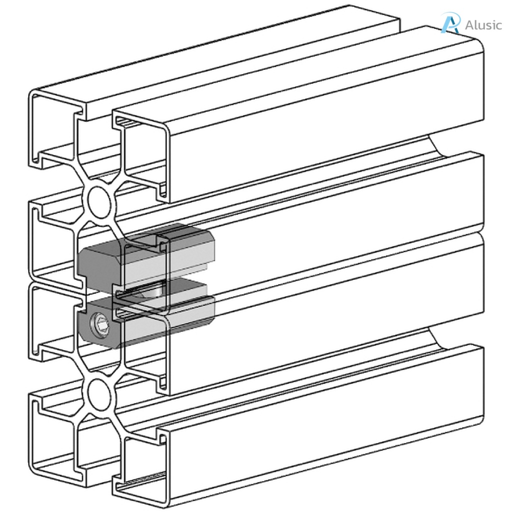 Alusic Inner connector, adjustable