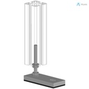 Alusic Levelling foot, for 40 and 45 mm profiles