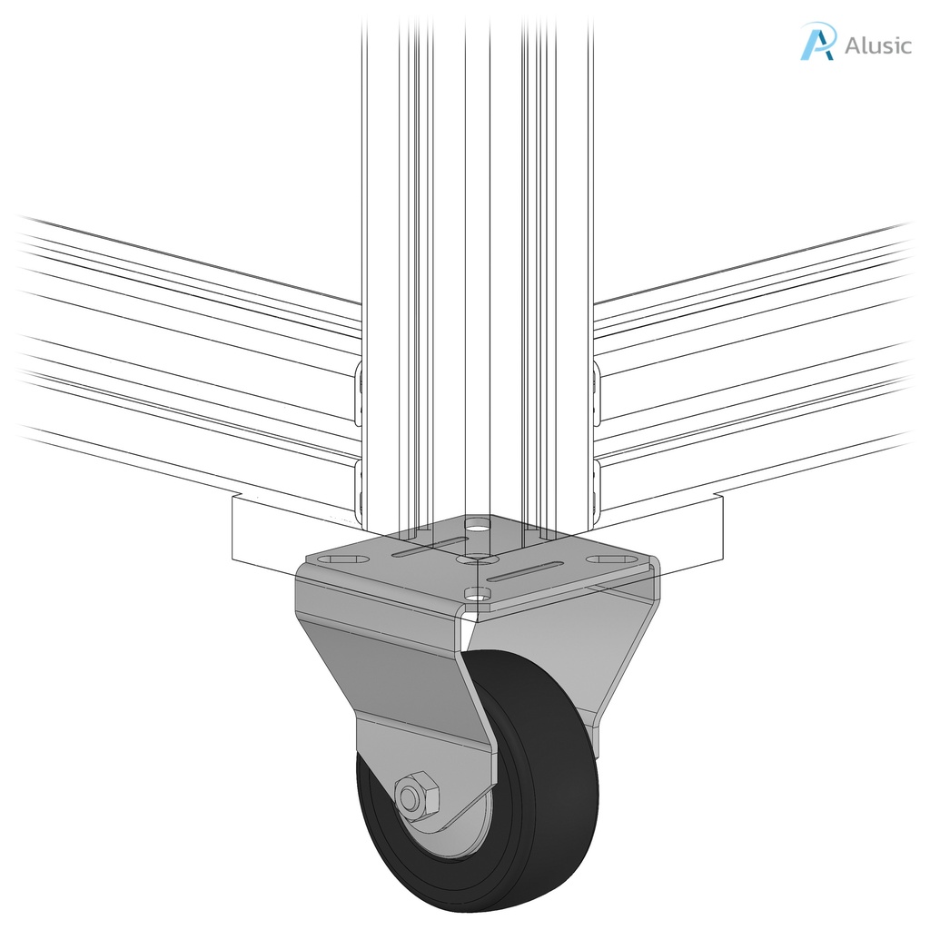 Alusic Swivel castor