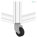 Alusic Swivel castor