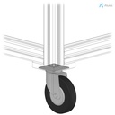 Alusic Swivel castor