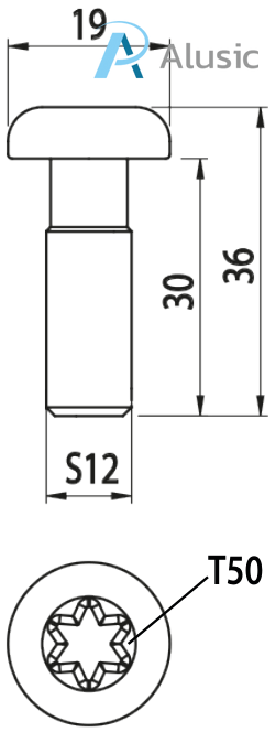 Alusic Self-tapping screw