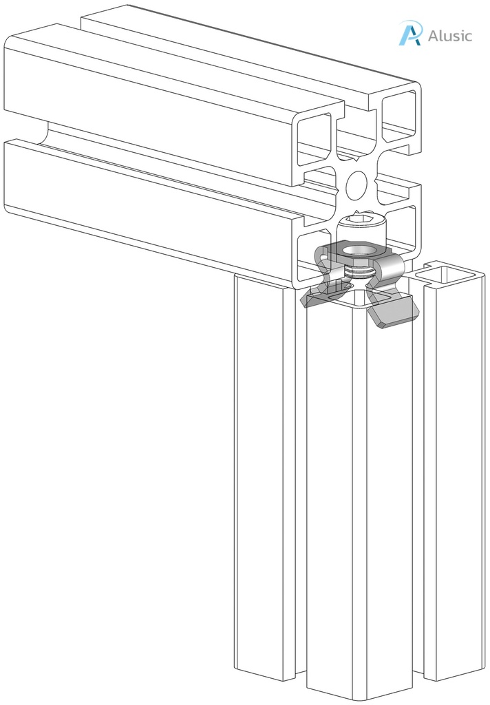 Alusic Anti-rotation device