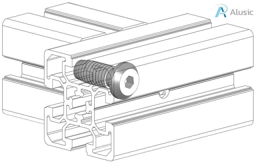 Alusic Button head screw