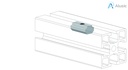 Alusic Sliding block 10x18 mm