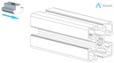 Alusic Sliding block 19.5x20 mm