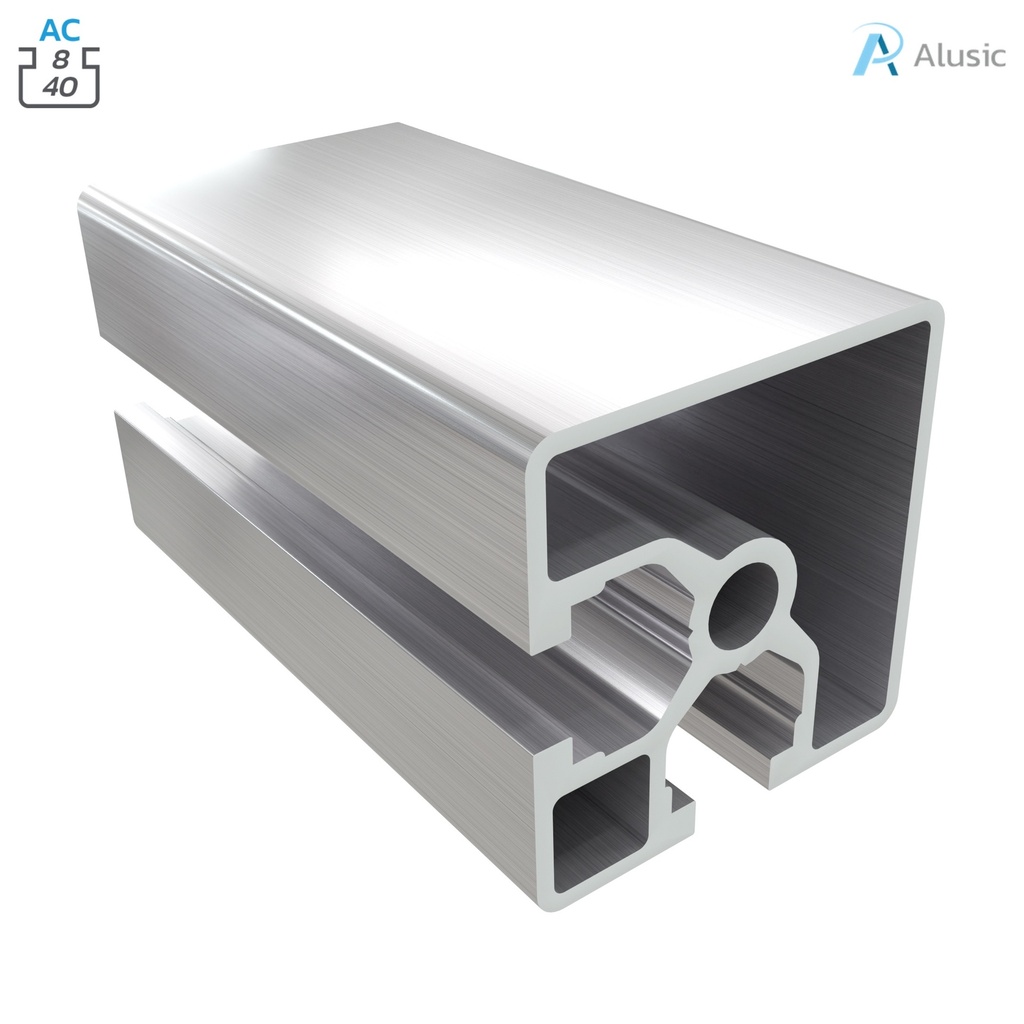 Alusic Aluminium Profile, 40x40 mm