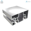 Alusic Aluminium Profile, 40x80 mm