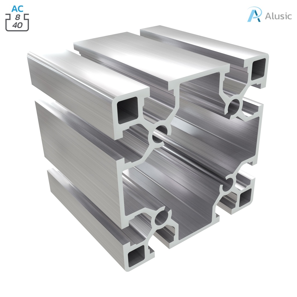 Alusic Aluminium Profile, 80x80 mm
