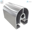 Alusic Aluminium Profile, 45x55 mm, round