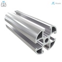 Alusic Aluminium Profile, 45x90 mm, rounded