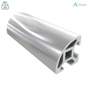 Alusic Aluminium Profile, 20x20 mm, round
