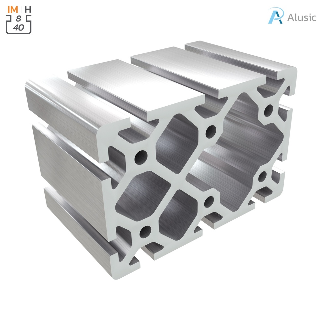 Alusic Aluminium Profile, 80x120 mm