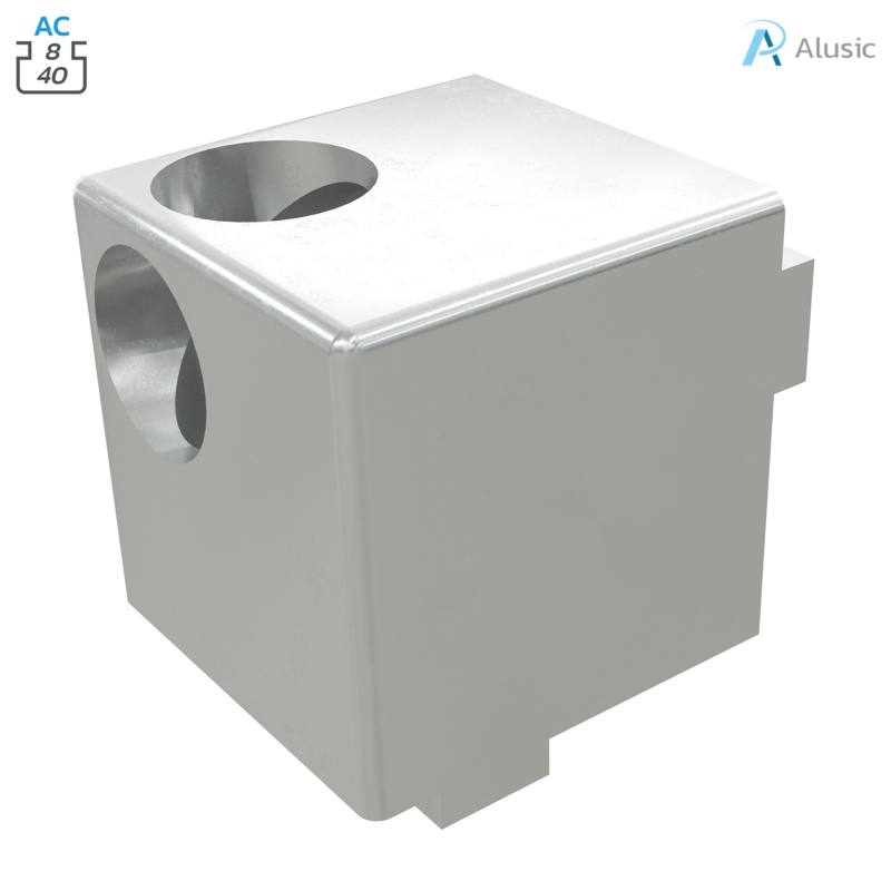 Alusic Cubic connector 2d