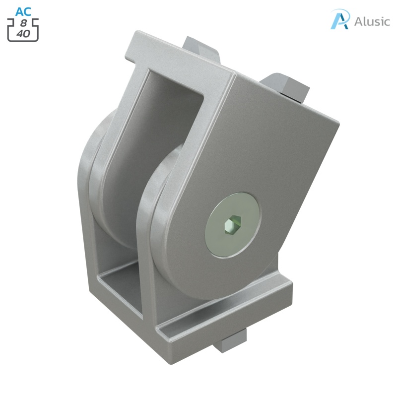 Alusic 40x40 swivel joint