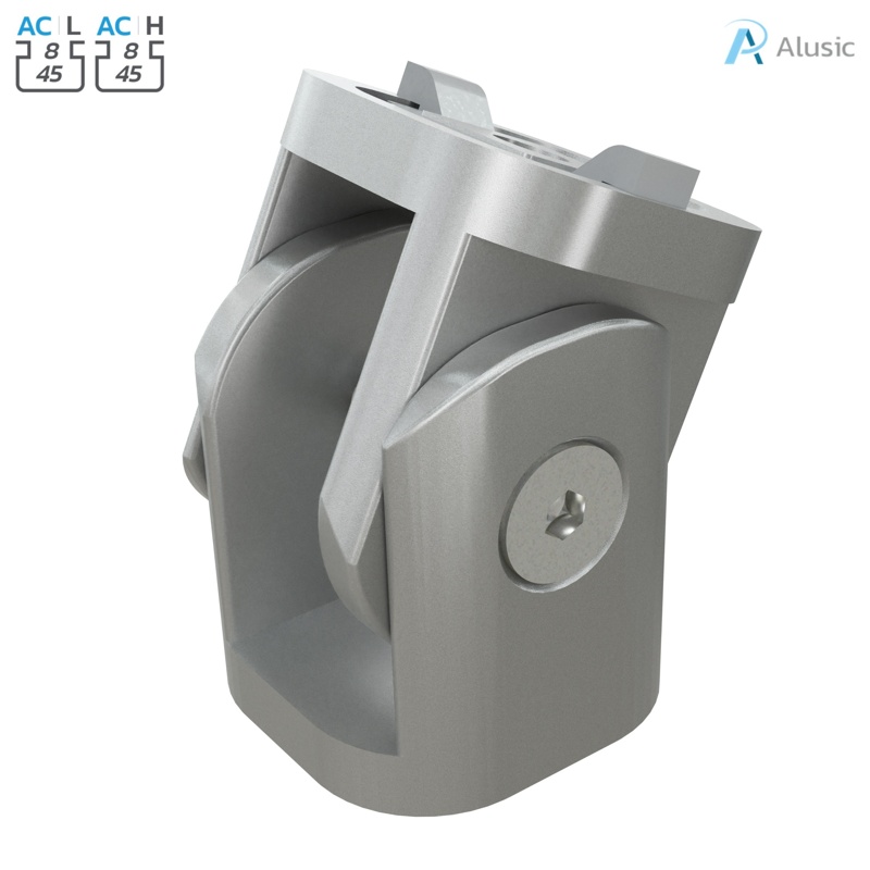 Alusic 45x45 swivel joint