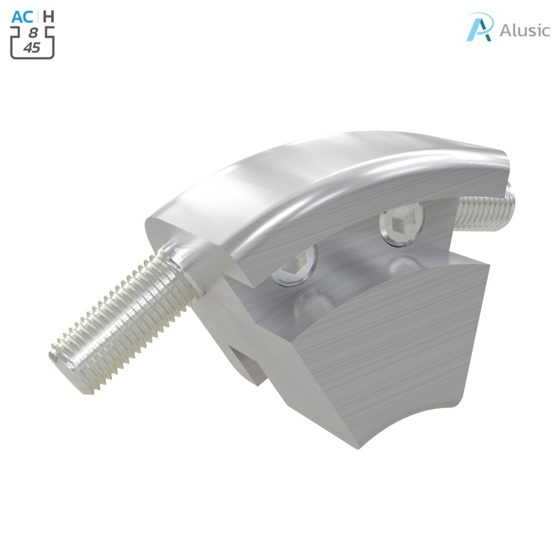 Alusic 45° angle connector