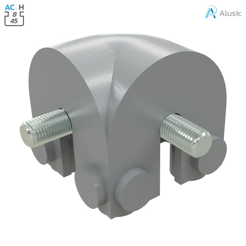 Alusic Cubic connector 3d