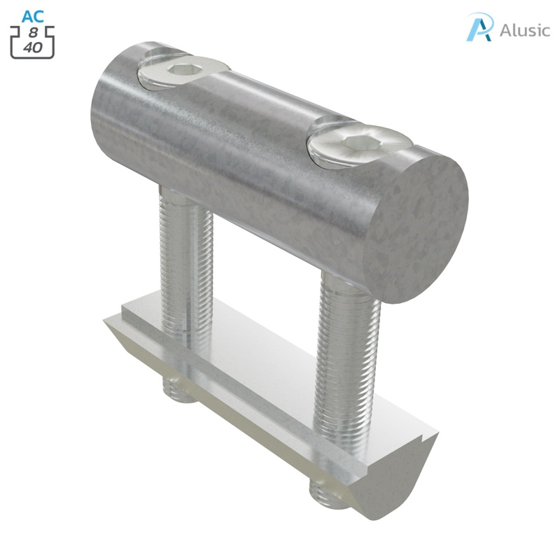 Alusic 40x40 quick connector