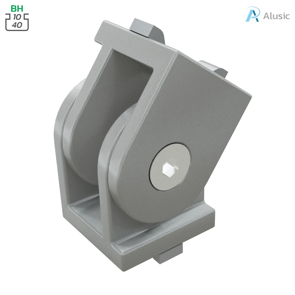 Alusic 40x40 swivel joint