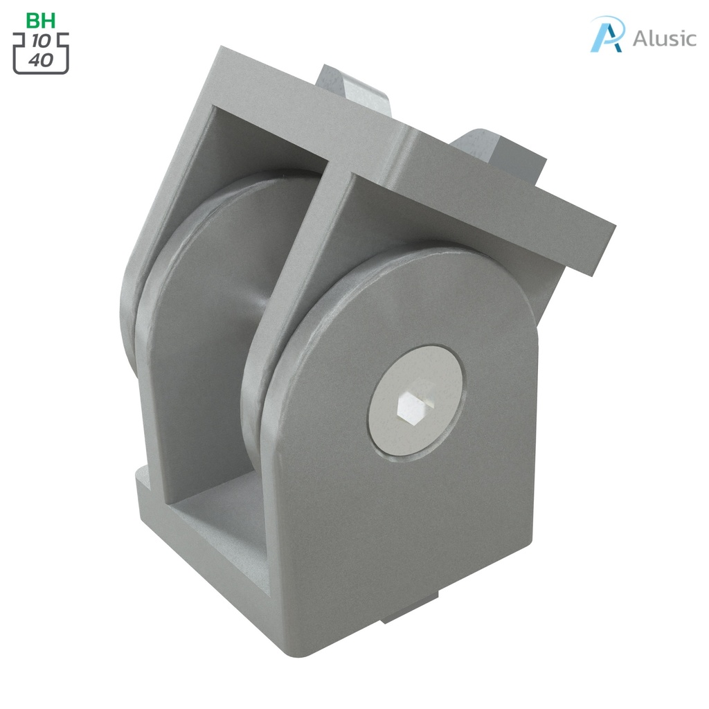 Alusic 45x45 swivel joint