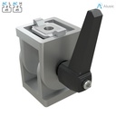 Alusic 45x45 swivel joint with locking lever