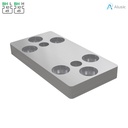 Alusic Connection plate 45x90