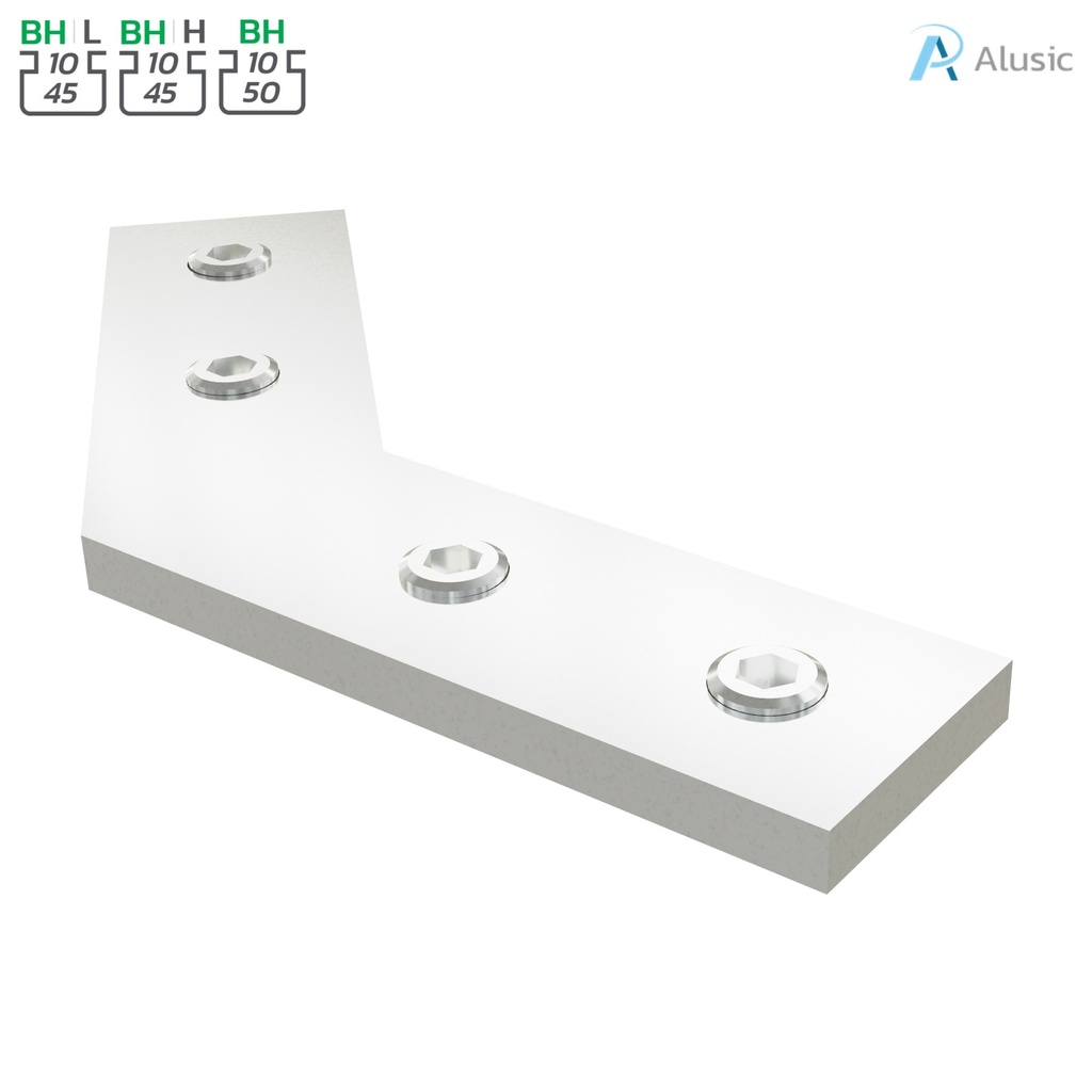 Alusic 45° miter connector