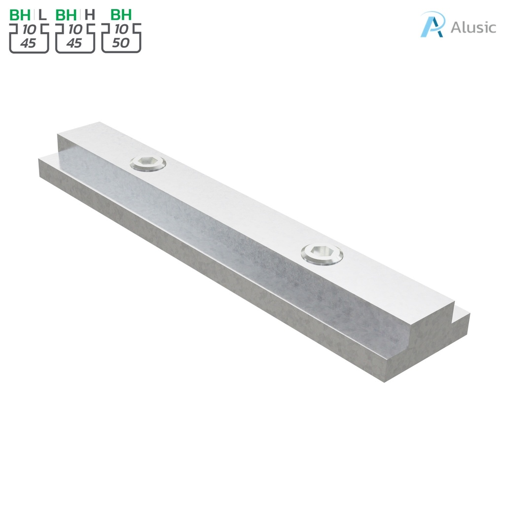 Alusic 90 mm profile connector