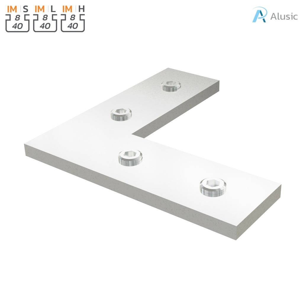 Alusic 90° miter connector