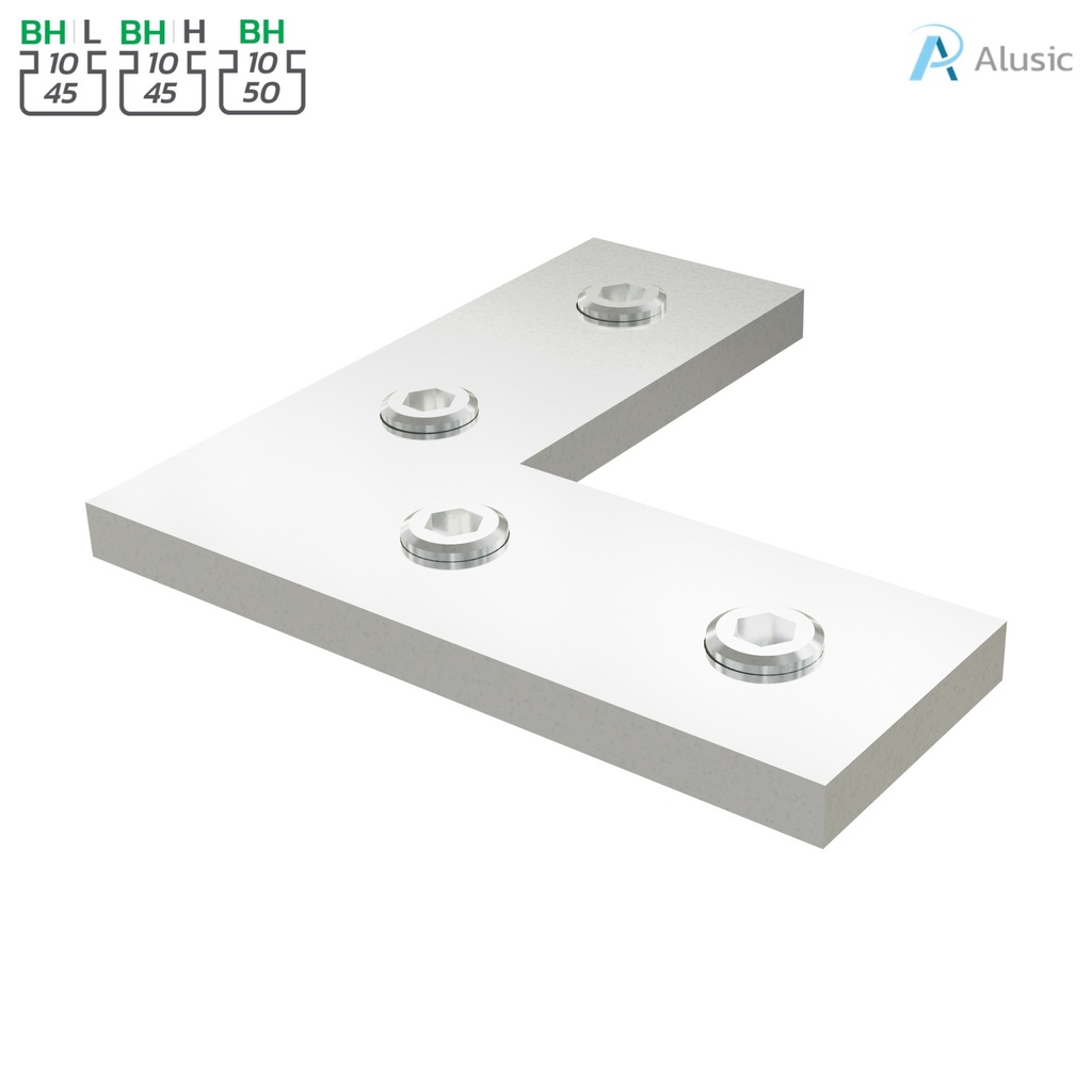 Alusic 90° miter connector