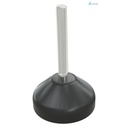 Alusic Anti-slip levelling swivel feet, Ø50 mm, M10