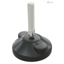 Alusic Anti-slip levelling swivel feet, Ø80 mm, M10