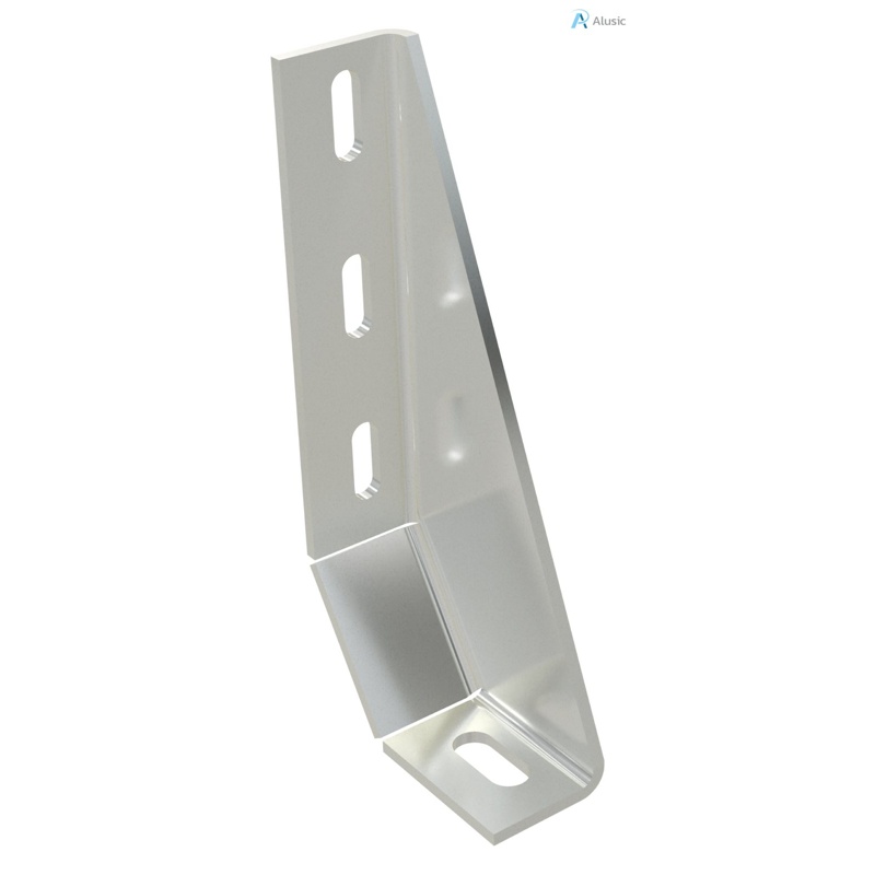 Alusic Floor bracket, 39x200 mm