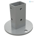 Alusic Floor mount base, for 32x45 mm profiles
