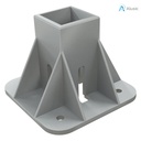 Alusic Floor mount base, for 45x45 mm profiles