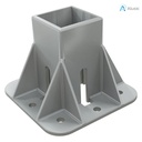 Alusic Floor mount base, for 50x50 mm profiles
