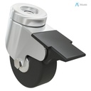 Alusic Swivel castor with brake