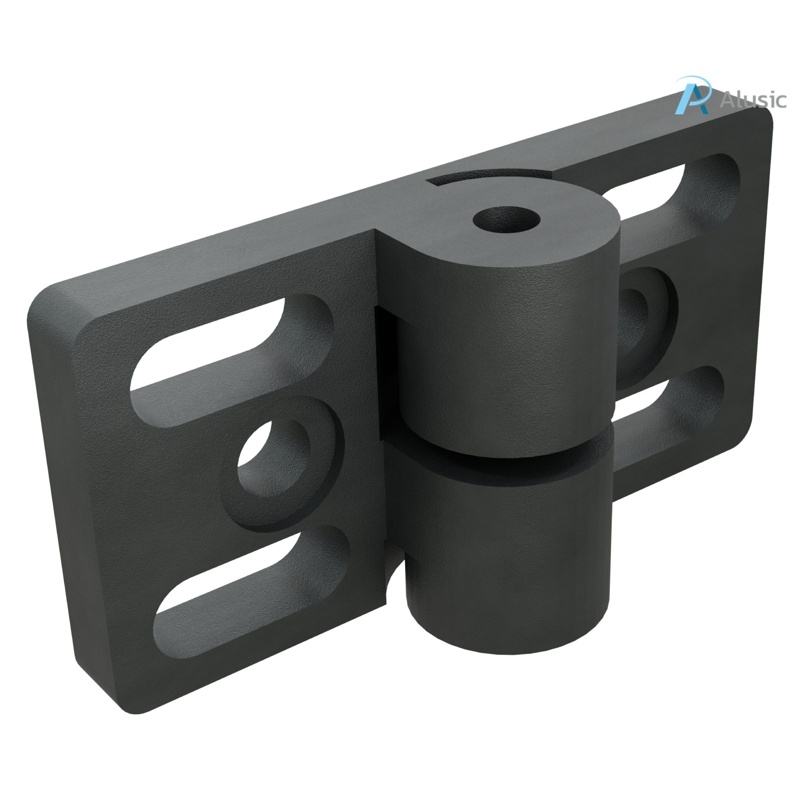 [084.501.017] Alusic Zamak hinge
