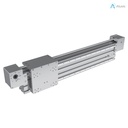 Alusic linear actuator 800.101, ball bearing guides size 15, 90x180 profile