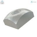 Alusic Square nut 9x9 mm